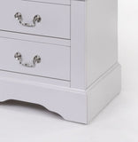 Louis Philippe III White Finish Nightstand B2726P261215