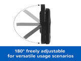 4" 3-Speed Portable Rechargeable Foldable Fan with Lighted Button, Black,FN1041NBK, New 2026 93702507