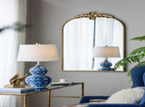 24" x 42" Arched Wall Mirror with Gold Metal Frame, Wall Mirror for Living Room Bedroom Hallway W2078135195