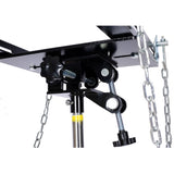 ZNTS 1660lbs Transmission Jacks Quick Lift Dual Spring , Hydraulic Transmission Jack 2 Stage Hydraulic w/ W46557316