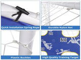 182*120*80cm PVC Pipe Three-In-One With Target Cloth Football Goal 62994777