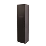 Stackable Wall Mounted Storage Cabinet, 15.75" D x 15.75" W x 70.87" H,black W331P187587