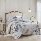 Full/Queen 3 Piece Cotton Printed Duvet Cover Set B03597363