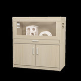 Hamster Cage,Rat Cage Wood with Independent Storage Cabinet,House for Chinchilla with Guinea Pig W1850P168639
