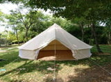 6M Oversized Indian Pyramid Cotton Tent, Outdoor Waterproof Heavy-Duty Luxury Glamping Cotton Tent 33001124