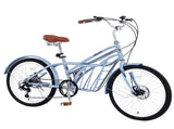 6 Speed, Steel Frame, Multiple Colors 24 Inch Bike,Commuter Bike for Adults W1019P352638