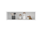 Wall Cabinet 12" H, 1 Spacious Shelf, White B097P250899