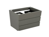 Alice-36F-102,Floor cabinet WITHOUT basin, Gray color, With three drawers, Pre-assembled W1865107752