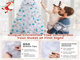 7 Feet White Christmas Tree 70314439
