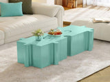 Puzzle Art Side Table, Modular Concave Edge MGO Table - Buy Singles or Combine for Custom Layouts, N770P347932G
