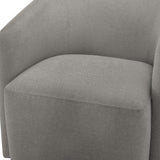 Ardena Grey Swivel Barrel Chair B050P322595