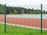 10-Pack 4ft U-Channel Fence Posts, Heavy Duty Steel Wire Fencing Stakes for Garden 32786058