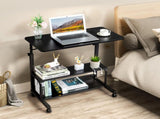 Black Wood Grain P2 15MM Particle Board with Melamine Coating Adjustable Computer Desk with 3 USB 63209704