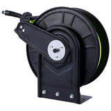 ZNTS Retractable Air Hose Reel With 3/8" Inch x 50' Ft,Heavy Duty Steel Hose Reel Auto Rewind W46566958