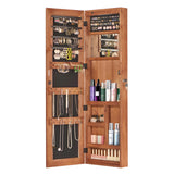 no provide self pick-up.Solid Wood Jewelry Armoire Organizer Cabinet with Full-Length Mirror, 07836754