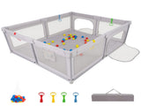 Portable Baby Play Yard - 73"x61.5"x27", Breathable Mesh, 50 Ocean Balls & Carry Bag 83923189