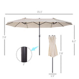 Outdoor beach umbrella/ Double-SidedMarket Umbrella 99467900