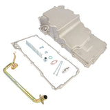 Fit for GM LS1/LS2/LS3 4.8 5.3 5.7 6.0 6.2 Retro Oil Pan Low Profile Aluminum, Pick Up, Gasket,Plate 51726343