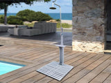 Outdoor Garden Pool Shower with Chassis Board, for Swimming Pool, Patio, Terrace, Garden,Wood 21014386