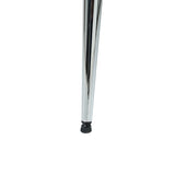 Modern Charcoal PU dining chair, cloth upholstered chair, electroplated metal chair legs, suitable W210P224293