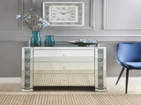 Sonia Mirrored & Faux Agate Console Cabinet B2726P446684