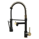 Commercial Kitchen Faucet with Pull Down Sprayer, Single Handle Single Lever Kitchen Sink Faucet W1932P149180