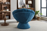 Oversized Swivel Accent Chair, 360 Swivel Barrel Chair, Papasan Chair for Living Room Bedroom W1752P172298