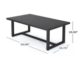 SANTA ROSA DINING TABLE 62003.00GRY