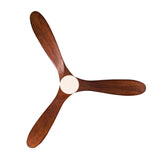 New Model 52 Inch Black Ceiling Fans With lights and Remote Control,18W Led Light, 3 Solid Wood W2991P343745