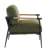 ZNTS Leisure chair lounge chair Green color W1805106268