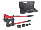 Red Manual Knockout Hole Punch Driver Kits Lever Sheet Metal Stud Punch with Dies for Pipe Sizes 49253476