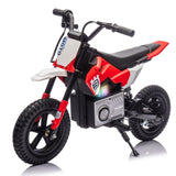 24V Kids Ride On Electric Toy Motocross Motorcycle,200W High Speed Hub Motor,Rear wheel shock W1578P225050