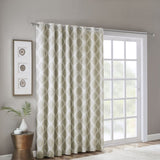 Printed Ikat Blackout Patio Curtain B03599827