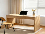 47 Inch Computer Desk and Writing Table Farmhouse Home Office Desk with Drawer, Study Desk for W3204P489040