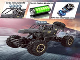 2026 3 Batteries 112 Rock Crawler Rechargeable Off Road Truck 4WD , Metal Shell LED Headlights RC 88310480