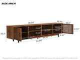 78-Inch Modern TV Stand for TVs up to 85", Entertainment Center with Cable Management, Soft-Closing N710P510679P