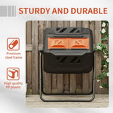 Orange tumbling outdoor compound fertilizer drum 162L 97030551