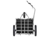 3-in-1 Heavy-Duty Bike Cargo Trailer - Upgraded 20"x2.6" Wide Fat Tires, 150lbs Capacity, Steel 35830980