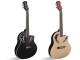 41 inch Cutawary Round Back Acoustic Guitar Spruce Top Grape Hole Burlywood 38803516