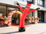 7FT Inflatable Dancing Tube Man with 150W Blower, 1000 CFM Air Dancer Wavy Arm Sky Puppet, 98476372