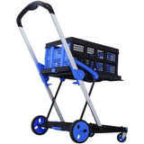 Collapsible Utility Multi Use Functional Collapsible Shoppings 2-Tier Collapsible Shopping W465P145345