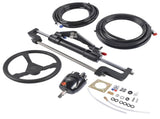 Hydraulic Outboard Boat Steering Kit 13.5" Steering Wheel, Hydraulic Helm Pump 64480483
