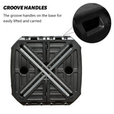 Patio Umbrella Base with Wheels, Water & Sand Filled Weighted Base for Most Cantilever Offset W1859P336106