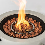 Small concrete round fire pit bowl W853P193938