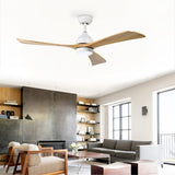 52" Ceiling Fan with Lights Remote Control,Quiet DC Motor 3 Blade Ceiling Fans 6 Speed W1592122606