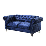 Anina Blue Velvet Loveseat B201P299738