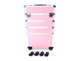 4 in 1 Aluminum Cosmetic Makeup Case Tattoo Box Pink 51021269