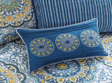 6 Piece Reversible Daybed Cover Set Blue Daybed B035129064