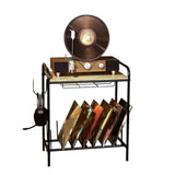 Record Player Stand,Turntable Stand,Record Player Table,Turntable Stand with Record Storage,Wooden 88763026