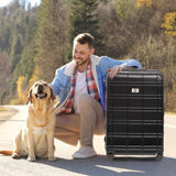 Luggage Sets ABSPC Hardshell 4pcs Luggage Hardside Lightweight Durable sets Spinner Wheels W1689P207673